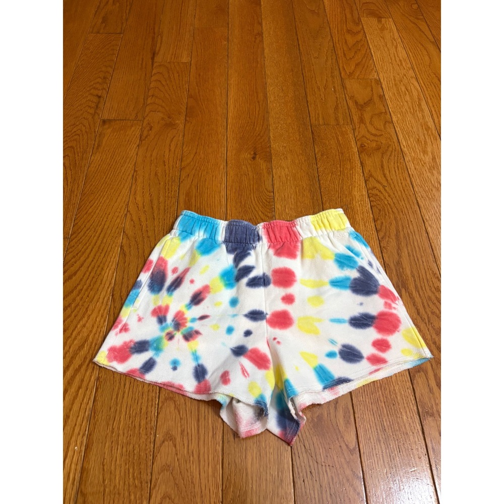 DSG Girls Tie Dye Fleece Sweat athletic gym training Shorts Multicolor sz small
